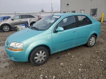  Salvage Chevrolet Aveo