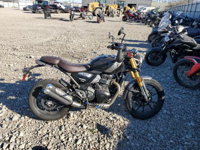  Salvage Triumph Motorcycle Scrambler