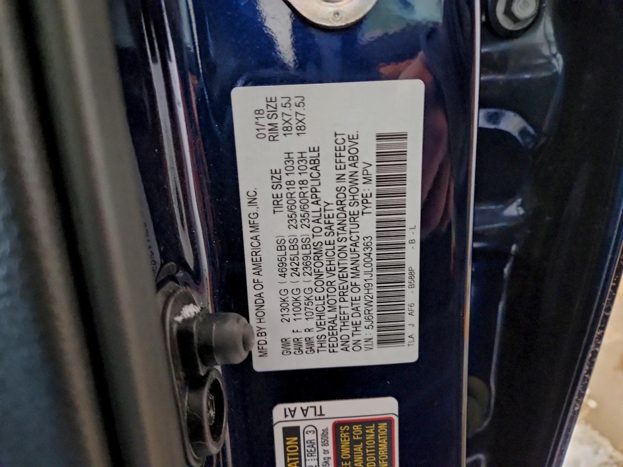 Honda Crv Touring Image 8