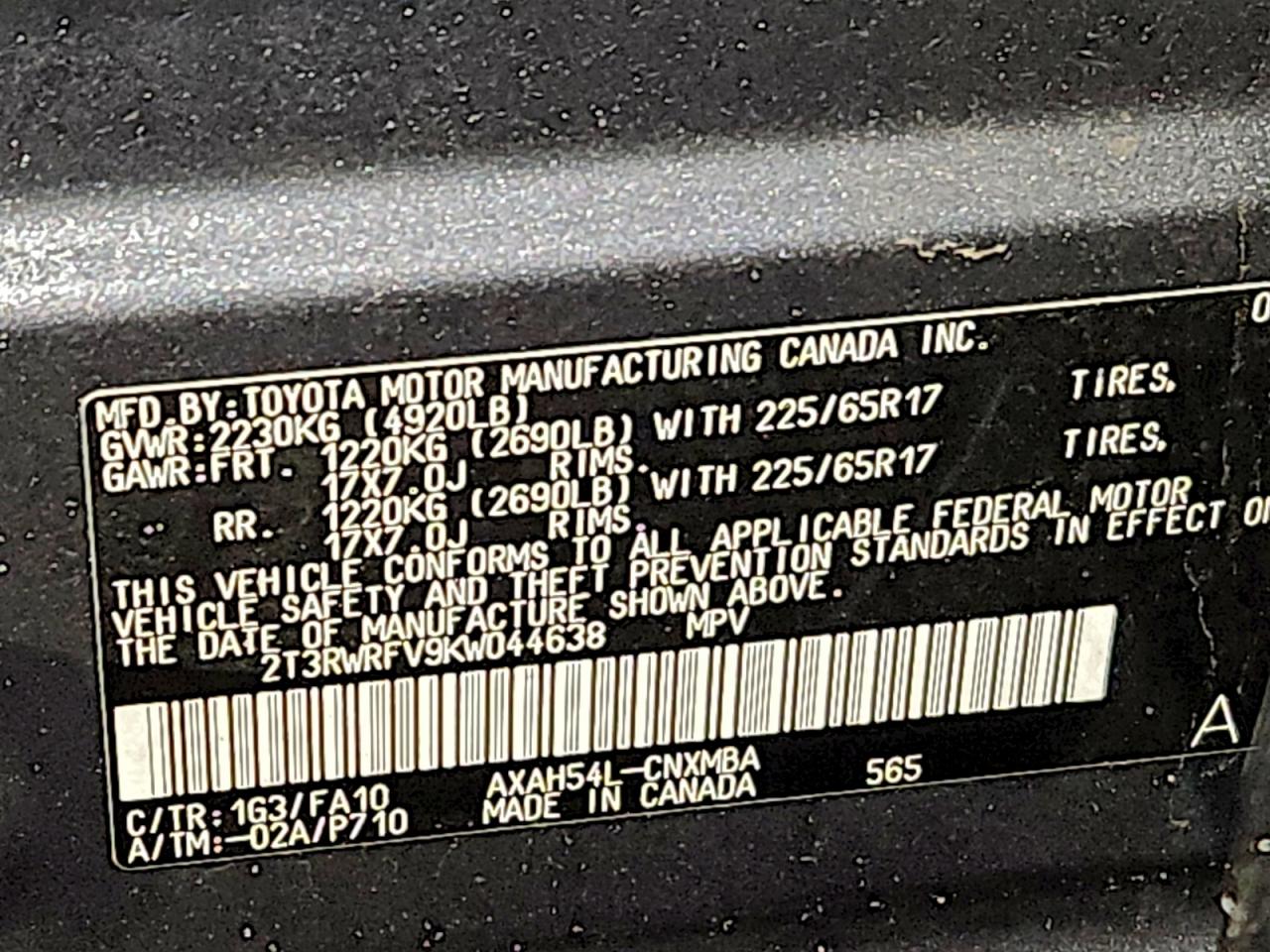 Toyota RAV4 Xle Image 10