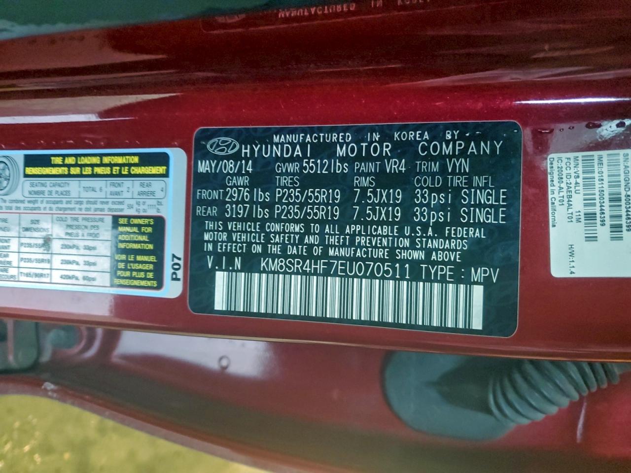 Hyundai SANTA FE Gls Image 12