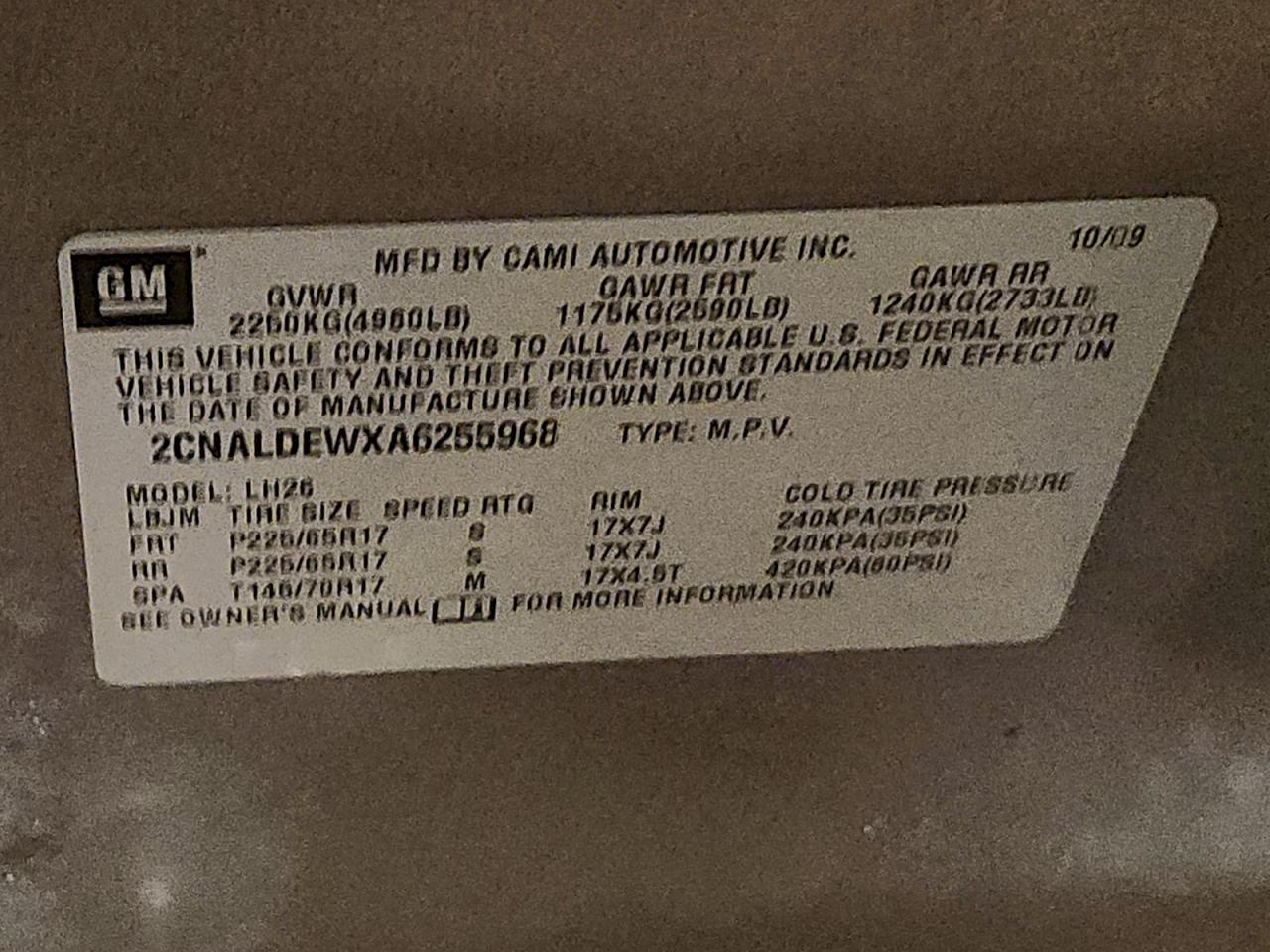 Chevrolet Equinox Lt Image 5